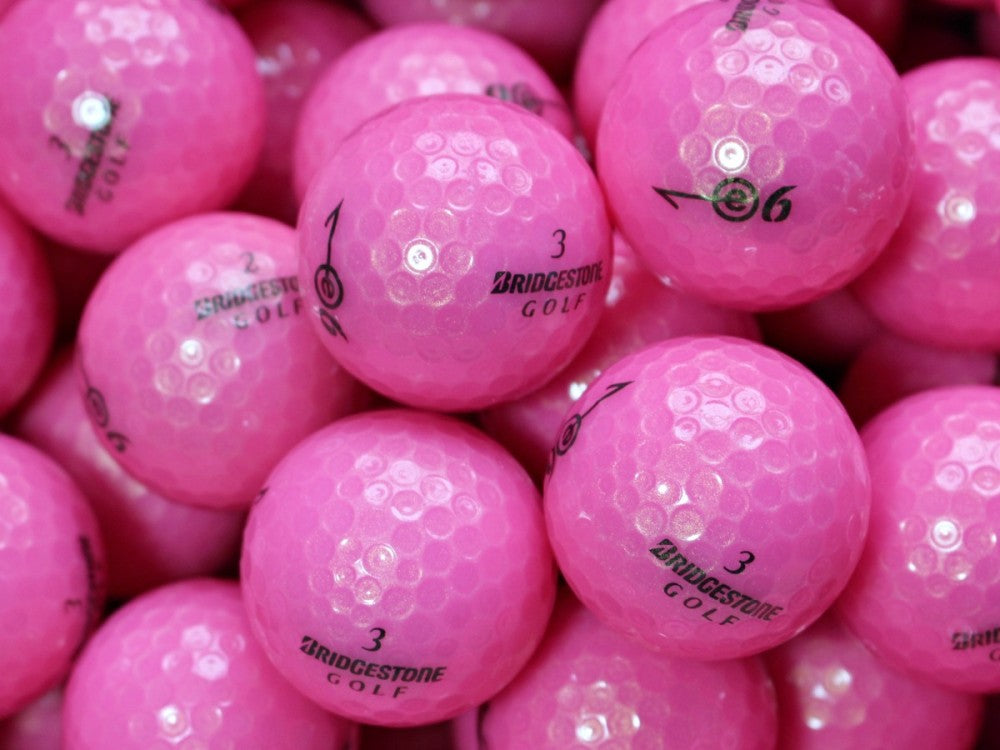 Bridgestone e6 Pink Lakeballs - gebrauchte e6 Pink Golfbälle AAA/AAAA-Qualität