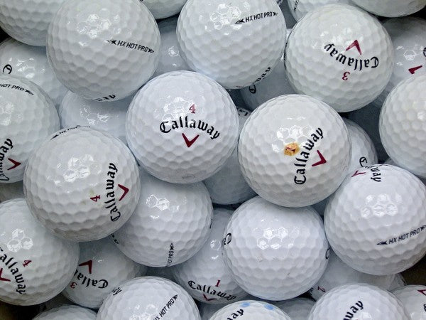 Callaway HX Hot Pro Lakeballs - gebrauchte HX Hot Pro Golfbälle AAA/AAAA-Qualität