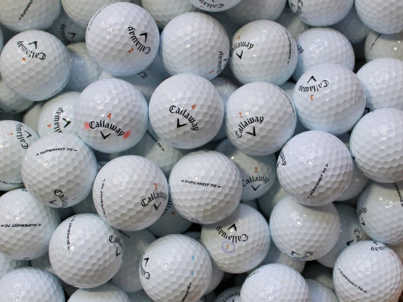 Callaway Superhot 70 Lakeballs - gebrauchte Superhot 70 Golfbälle AAA/AAAA-Qualität