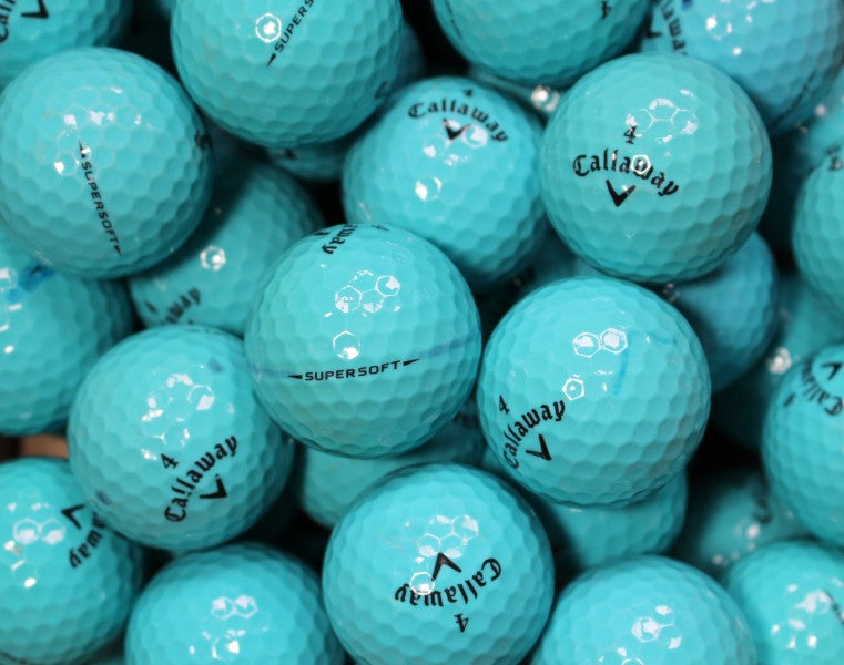Callaway Supersoft Blau Lakeballs - gebrauchte Supersoft Blau Golfbälle AAA/AAAA-Qualität