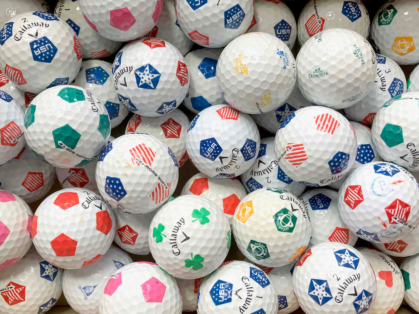 Callaway-Truvis-diverse-AA/AAA-Qualität-Lakeballs-Golfbaelle