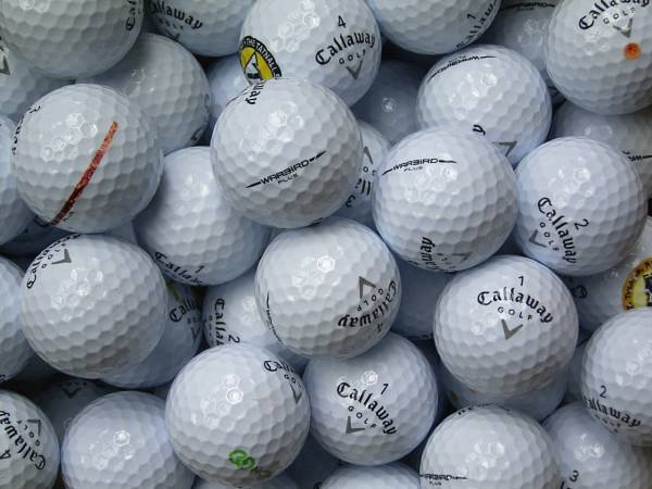 Callaway Warbird Plus Lakeballs - gebrauchte Warbird Plus Golfbälle AAA/AAAA-Qualität