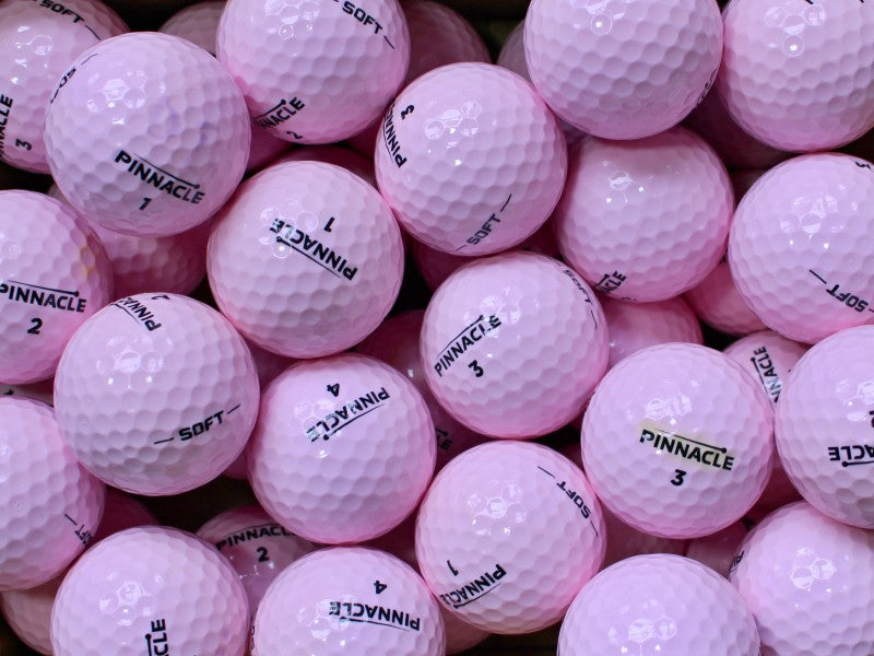 Pinnacle Soft Pink Lakeballs - gebrauchte Soft Pink Golfbälle AAA/AAAA-Qualität