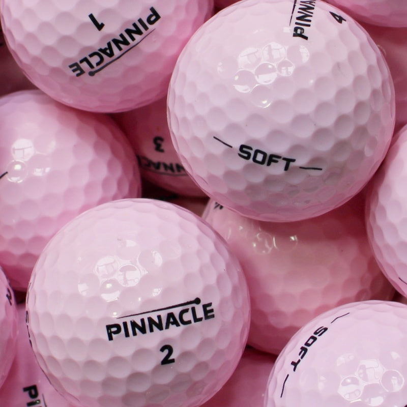 Pinnacle Soft Pink Lakeballs - gebrauchte Soft Pink Golfbälle