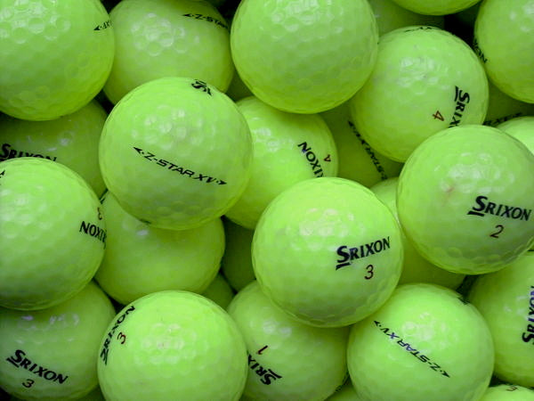 Srixon Z-Star XV Tour Gelb Lakeballs - gebrauchte Z-Star XV Tour Gelb Golfbälle AAA/AAAA-Qualität
