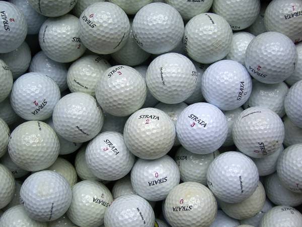Strata Balata Lakeballs - gebrauchte Balata Golfbälle AA/AAA-Qualität