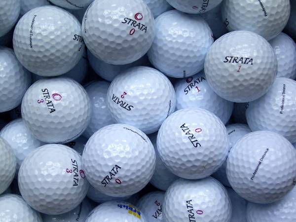 Strata Professional Distance Lakeballs - gebrauchte Professional Distance Golfbälle AAAA-Qualität