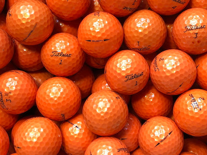 Titleist Velocity Orange Lakeballs - gebrauchte Velocity Orange Golfbälle AAA/AAAA-Qualität
