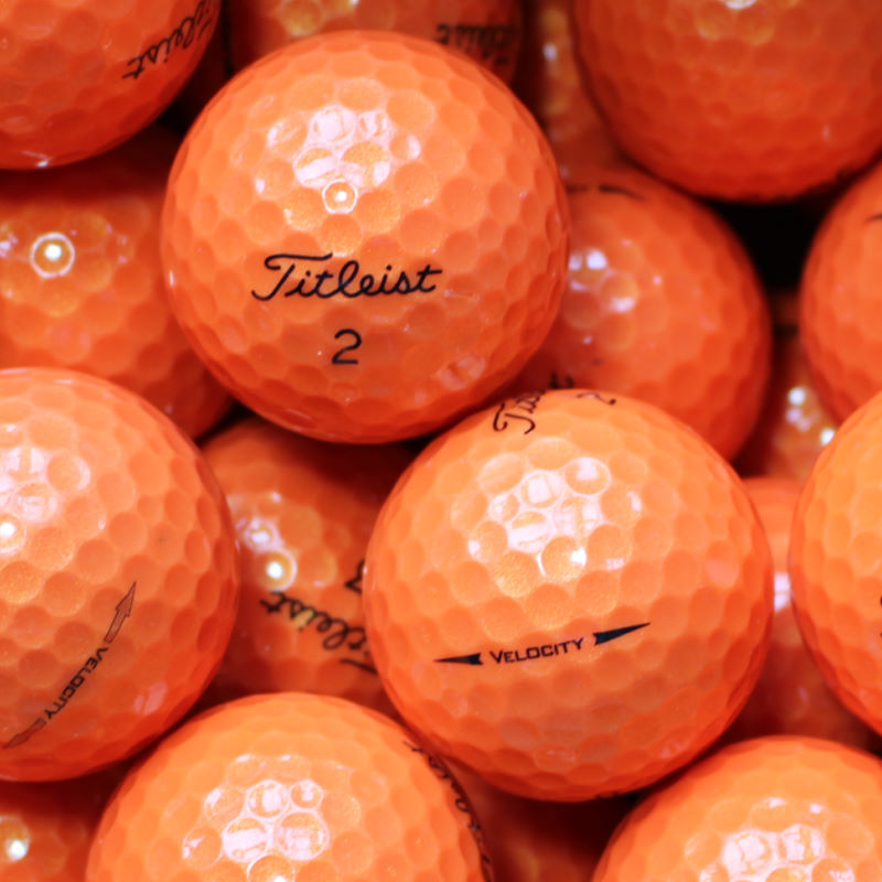 Titleist Velocity Orange Lakeballs - gebrauchte Velocity Orange Golfbälle 